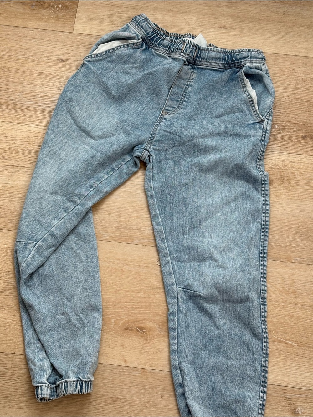 New without tags Zara Kids Light Wash Denim Jogger Jeans Size 13–14Y Boys